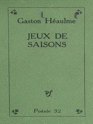 cover image of Jeux de saisons